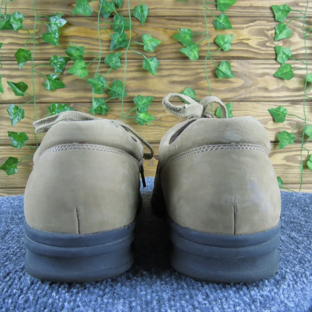 Dr. Scholl's‎ Oscar Men's 10 Tan Leather Lace-Up Casual Shoes Comfort